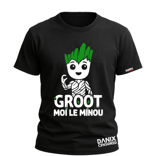 T-shirt Groot moi le minou – T-shirt Geek Humoristique Parodie